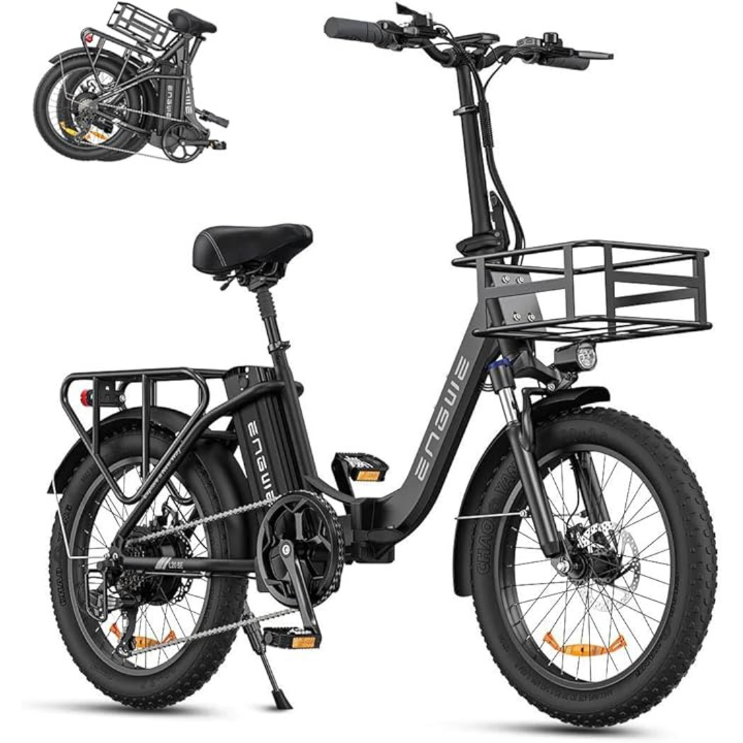 1753115993-22 ENGWE E-Bike Folding Bike Electric Bicycle with 20 Inch Fat Tire - Bilde 1
