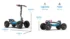 VEEHOP terrengscooter med firehjulsdrift og sammenleggbart sete 3200W / 6400W 40Ah - Bilde 11